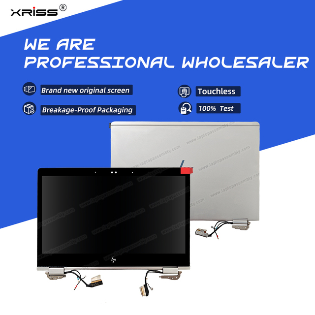 Wholesale Original 13.3 inch Sliver Laptop LCD Touch Screen Full Assembly for HP x360 1030 G3 Replacement CE