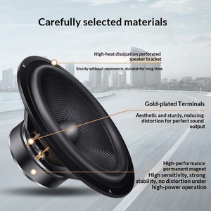 Haut-parleur coaxial universel OLIVER 8 pouces à aimant puissant, pleine fréquence, pour autoradio, avec garantie de 12 mois - Product Image 3