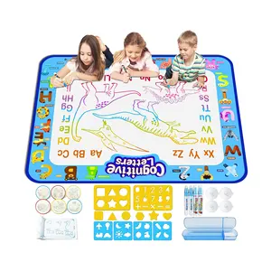 40 X 32 Inches Extra Large Cloth Water Drawing Doodling Mat Aqua Magic Doodle Mat for Kids Educational Toys