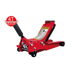 Cric hydraulique pour réparation et <span class=keywords><strong>changement</strong></span> de pneus de voiture, double pompe, acier, haute qualité, 4 tonnes, directement de l'usine - Product Image 1