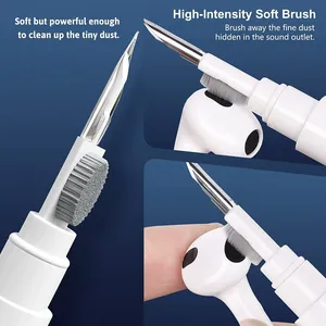 Herramienta de Limpieza para Auriculares Airpods <span class=keywords><strong>Pro</strong></span> 3 <span class=keywords><strong>2</strong></span> 1, Kit de Limpieza Duradero para Estuche de Auriculares, Cepillo y Pluma de Limpieza para <span class=keywords><strong>Xiaomi</strong></span> <span class=keywords><strong>Airdots</strong></span> 3Pro - Product Image 2