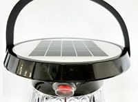Piège à moustiques solaire UV à aspiration, lampe anti-insectes extérieure écologique pour le contrôle des nuisibles volants avec ventilateur d'aspiration
