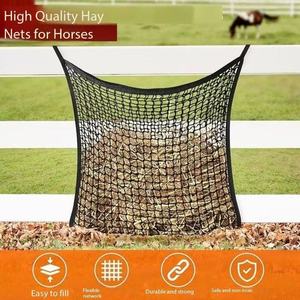 Horse Hay <b>Mesh</b> <b>Net</b> Black Slow Feeding For Horses Cattle Sheep Donkeys Goat Feeding Bag 40cm - Product Image 3