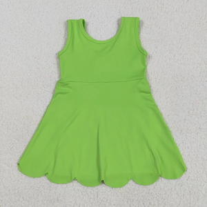 Ropa infantil para niñas, ropa deportiva, falda de yoga para verano, vestido deportivo, gran oferta, MOQ bajo. - Product Image 3