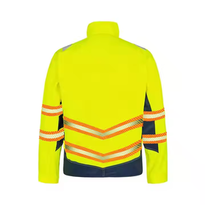 Veste de sécurité matériau Oxford en polyester léger haute visibilité Caractéristiques réfléchissantes Logo personnalisable pour jaune à faible luminosité - Product Image 1