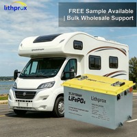 Batterie LiFePO4 à décharge profonde pour VR 51.2V 150AH Grade A, pour camping-car, 6000 cycles, BMS intelligent RS485, borne M8, CE RoHS IP67, OEM ODM