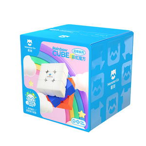 มอนสเตอร์โก เรนโบว์คิวบ์ 3x3 สำหรับเด็ก ของเล่นปริศนาเสริมสร้างสมอง - Product Image 1