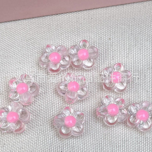 Acrylic Flower <b>Beads</b> 12mm Loose <b>Beads</b> For Bracelet Making DIY Craft Jewelry Making Materials - Product Image 3