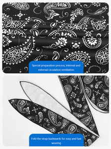 <span class=keywords><strong>Durag</strong></span> en polyester noir, <span class=keywords><strong>motif</strong></span> paisley imprimé, pour hommes et femmes - Product Image 5