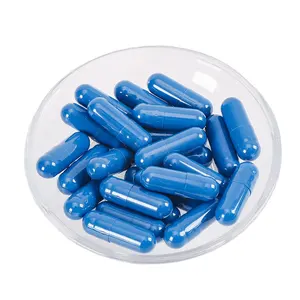 OEM Service Blue Capsule Shell Size 3 Clear Hard Gelatin Empty Capsules