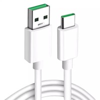 Cable de Datos de Carga Súper Rápida de 65W para Reno 5/6/7 Pro, para Teléfonos con Conectores USB-A/Tipo-C, Elastómero Termoplástico