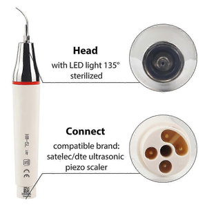 Pieza de mano ultrasónica piezoeléctrica para scaler dental con luz LED universal HW-5L CE, compatible con WOODPECKER <span class=keywords><strong>EMS</strong></span> DTE <span class=keywords><strong>SATELEC</strong></span> - Product Image 4