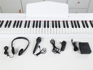 88 phím bàn phím với MIDI và phản ứng cảm ứng teclados đàn piano kỹ thuật số MP3 chơi nhạc cụ điện tử tổng hợp cho người mới bắt đầu - Product Image 6