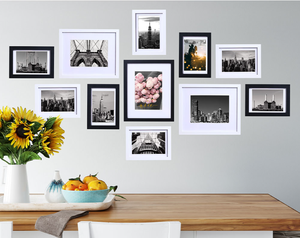 Amazo gran oferta marco de <span class=keywords><strong>fotos</strong></span> de madera MDF negro 5x7 6x8 8x10 A4 marco de <span class=keywords><strong>fotos</strong></span> colgante de pared <span class=keywords><strong>para</strong></span> arte de pared decoración del hogar multicolor - Product Image 6