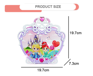 Nuevo Diseño de Moda, Set de Juego de Belleza para Princesitas, Mini Maleta Portátil de Plástico, <span class=keywords><strong>Maquillaje</strong></span> para Niñas con Espejo - Product Image 5