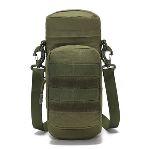 Outdoor <b>Water</b> Bottle Waist Bag Lightweight Detachable Strap Cycling Hiking Sports Hydration <b>Pack</b> Unisex Tan Color - Product Image 3