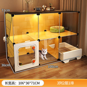 La Villa Tiene una Área Combinada de Dormitorio y Baño, que No Ocupa Mucho Espacio y Tiene un Tamaño Reducido, Cama/Nido para Mascotas - Product Image 6