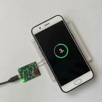 Module émetteur de chargeur sans fil haute puissance 10W 15W 20W Type C Micro USB + Bobine, carte de circuit de charge rapide standard QC/PD/QI