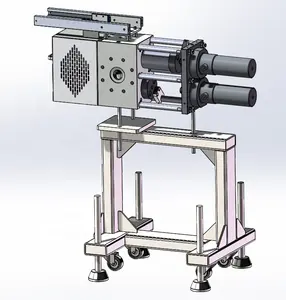 3Dプリントフィラメント生産ライン用ノンストップ連続油圧ダブルカラムスクリーンチェンジャー