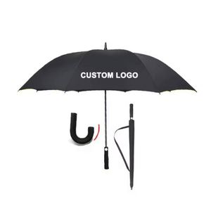 Printed Promotion Design Logo <b>Stick</b> Uv Umbrella With J Handle Automatic Open Straight Paraguas Custom Promotional Gifts - Product Image 6