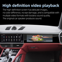 Écran côté passager, autoradio, autoradio Android, écran Carplay, lecteur DVD de voiture, Android Auto, Porsche Cayenne Panamera 18-26