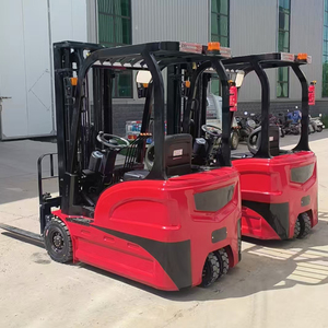 Mesin pengangkat barang elektrik 3 roda 1 1.5 2 3 Ton tinggi angkat kuat baterai 3m-8m Forklift Mini diesel kompak baterai Lithium - Product Image 6