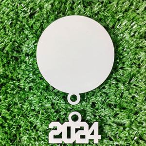 Plaque nominative vierge pour sublimation, badge de diplôme 2026 avec épingle - Product Image 1