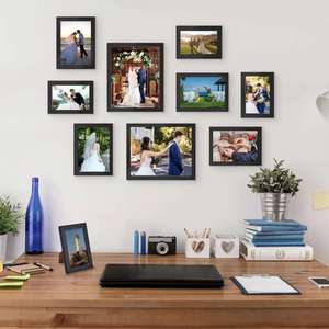 Bán buôn <span class=keywords><strong>10</strong></span> gói hình ảnh khung cắt dán tường trang trí nội thất Gallery Tường Khung <span class=keywords><strong>Set</strong></span> cho Treo tường hoặc Tabletop hiển thị - Product Image 2