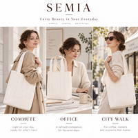 Sac fourre-tout en toile grande capacité avec coutures renforcées, sac à main en toile simple pour femme, sac de shopping personnalisable en couleur et taille