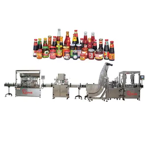 Machine de remplissage de sauce au poivre avec fonction de mélangeur, remplissage automatique de matériaux épais