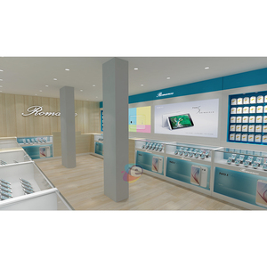 Rotating Smart Phone Round Glass Phone <strong>Shop</strong> Design <strong>Ol</strong> Glass Phone <strong>Shop</strong> Design Phone Kiosk Store Round Phone OEM - Product Image 2