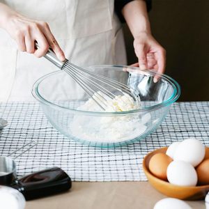 Stainless Steel Egg Beater Set 3 Piece 2 2.5 3 Inch Manual Handheld Kitchen Baking Mixing Tool - Product Image 2