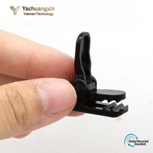 Black Plastic Crocodile <b>Clip</b> <b>Buckle</b> with Hole for Tent Canopy Windproof Fixing Camping - Product Image 5
