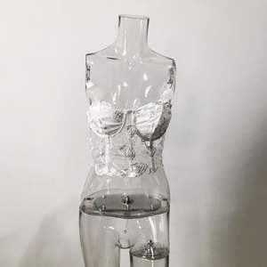 Nouveaux tops <span class=keywords><strong>bustier</strong></span> sans manches sexy en dentelle florale 2022, lingerie <span class=keywords><strong>pour</strong></span> femmes, corset sexy - Product Image 3