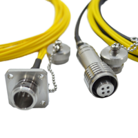 Connecteur étanche IP67 ODC-F prise industrielle à fibre optique à 4 broches et connecteur de câble de soudage