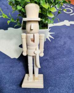 <span class=keywords><strong>Casse</strong></span>-<span class=keywords><strong>noisette</strong></span> en bois non peint de 18 cm, jouets de Noël pour enfants, décorations de Noël, <span class=keywords><strong>casse</strong></span>-<span class=keywords><strong>noisette</strong></span> en bois, soldat de Noël, décoration de Noël avec peinture - Product Image 4