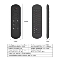Souris Air M5 2.4G sans fil, clavier et souris double mode, télécommande infrarouge pour Android TV et décodeur