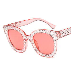 Lunettes de soleil pour femmes Vintage Cat Eye Lunettes de soleil Bling <span class=keywords><strong>Star</strong></span> Ladies Classic Retro Square Shades Protection UV400 - Product Image 6