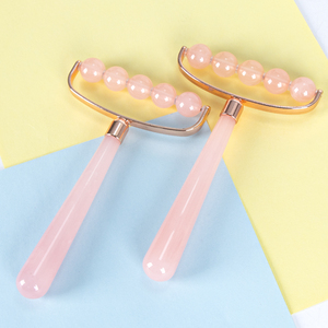 Resin 5 Ball facial Face care Neck Body Massage tools <b>Roller</b> Lymphatic Drainage Anti <b>Cellulite</b> pink Beauty Gua Sha <b>Roller</b> - Product Image 2