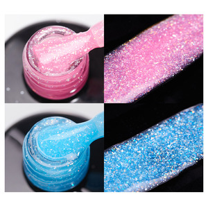 Fournitures pour Ongles Ensemble de Vernis à Ongles Gel UV sans Hema 15ml <span class=keywords><strong>Base</strong></span> en Résine Caoutchouc <span class=keywords><strong>et</strong></span> Couche de Finition <span class=keywords><strong>Base</strong></span> à l'Eau - Product Image 1