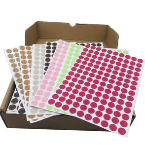 Tapas Autoadhesivas Coloridas para Tornillos, Pegatinas para Agujeros, Tapas Decorativas para Muebles - Product Image 1