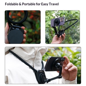 Supporto Magnetico Girevole da <span class=keywords><strong>Collo</strong></span> per Fotocamera GoPro, Insta360 Ace Pro e Supporto per <span class=keywords><strong>Cellulare</strong></span> da Indossare al <span class=keywords><strong>Collo</strong></span> - Product Image 4