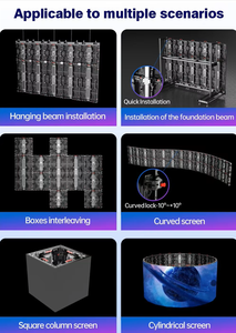 Panneaux d'écran de scène à louer, Mur vidéo extérieur, Pas de pixel P2.604 P2.9 P3.91, Écran LED intérieur/extérieur - Product Image 6