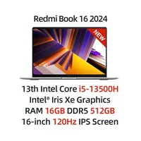 2024 Red-miBook 16 ordinateur portable 13e génération Intel Core I5-13500H 16 go DDR5 + 1 to/512 go SSD 16 "écran IPS 2.5K Thunderbolt 4 nouveau