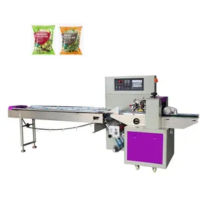 Nudel für Micro greens Tortilla Horizontal Plastic Warp Frische Protein riegel Sauce Packet Packing Machine