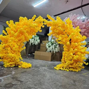 結婚式の装飾のための高品質アーチ人工ブーゲンビリア花の木