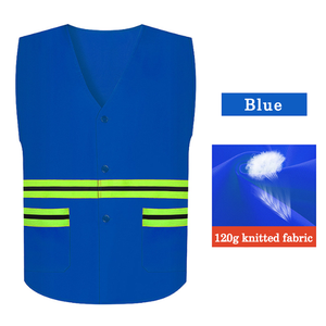 Veste haute visibilité pour vêtements de sécurité réfléchissants d'hiver pour le nettoyage des routes assainissement de l'environnement gilet d'hiver Flash respirant - Product Image 4