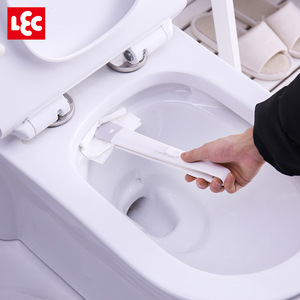 Cepillo de baño LEC con mango largo y clip de limpieza para inodoro, ecológico, blanco - Product Image 4