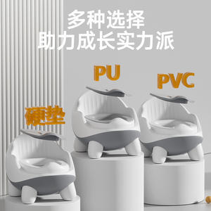 Chaise de toilette Topbele pour bébés avec siège pour l'apprentissage de la propreté des tout-petits, pour garçons et filles, couleur gris et blanc - Product Image 3