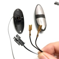 Sensor Detak Jantung Elektronik Genggam untuk Sepeda Spinning Kebugaran, Aksesori Kebugaran Bahan Plastik dengan Pegangan